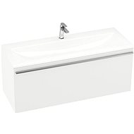 RAVAK Koupelnová skříňka pod umyvadlo SD 800 Clear bílá/bílá - Koupelnová skříňka