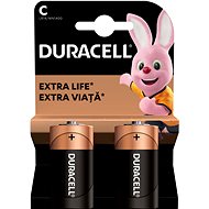 Jednorázová baterie Duracell Basic alkalická baterie 2 ks (C) - Jednorázová baterie