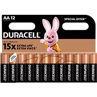 Jednorázová baterie Duracell Basic alkalická baterie 12 ks (AA) - Jednorázová baterie