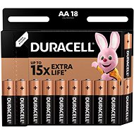 Jednorázová baterie Duracell Basic alkalická baterie 18 ks (AA) - Jednorázová baterie
