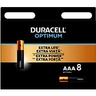 DURACELL Optimum alkalická baterie mikrotužková AAA 8 ks - Jednorázová baterie