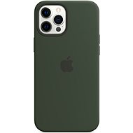Kryt na mobil Apple iPhone 12 Pro Max Silikonový kryt s MagSafe kypersky zelený