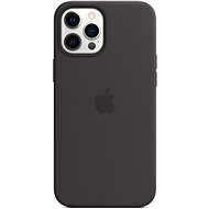 Kryt na mobil Apple iPhone 12 Pro Max Silikonový kryt s MagSafe černý