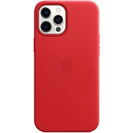Kryt na mobil Apple iPhone 12 Pro Max Kožený kryt s MagSafe (PRODUCT)RED