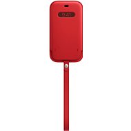 Pouzdro na mobil Apple iPhone 12 a 12 Pro Kožený návlek s MagSafe (PRODUCT)RED - Pouzdro na mobil