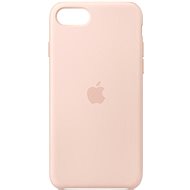 Kryt na mobil Apple iPhone SE 2020 silikonový kryt pískově růžový