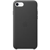 Kryt na mobil Apple iPhone SE 2020 kožený kryt černý