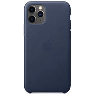 Apple iPhone 11 Pro Kožený kryt půlnočně modrý - Kryt na mobil
