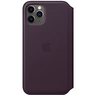 Apple iPhone 11 Pro Kožené pouzdro Folio lilkové - Pouzdro na mobil
