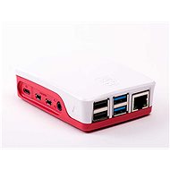 Raspberry Pi case bílá/červená - Pouzdro na minipočítač