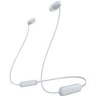 Sony WI-C100, bílá - Bezdrátová sluchátka