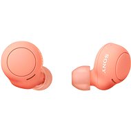 Sony True Wireless WF-C500, oranžovo-červená - Bezdrátová sluchátka