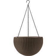 Květináč KETER Květináč HANGING SPHERE hnědá