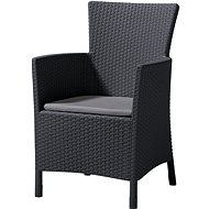 ALLIBERT IOWA Chair, Graphite - Garden Chair