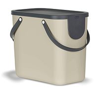 Rotho Systém třídění odpadu ALBULA box  25l - cappuccino - Odpadkový koš