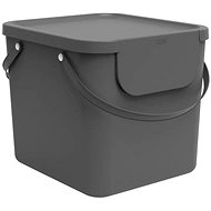 Rotho Systém třídění odpadu ALBULA box  40l - antracit - Odpadkový koš
