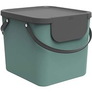Rotho Systém třídění odpadu ALBULA box  40l - zelený - Odpadkový koš