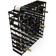 RTA stojan na 72 lahví vína, černý jasan - pozinkovaná ocel / rozložený - Regál na víno