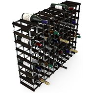 RTA stojan na 90 lahví vína, černý jasan - pozinkovaná ocel / rozložený - Regál na víno