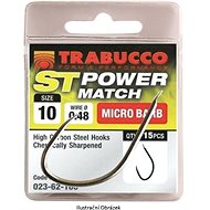 Trabucco ST Power Match Velikost 14 15ks - Háček na ryby
