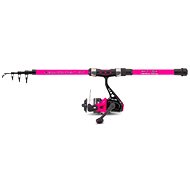Saenger Newcomer Set II, 1.6m, 8-20g, Pink - Fishing Rod