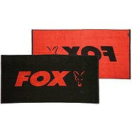 FOX Beach Towel Black/Orange - Ručník