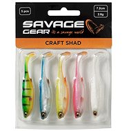 Savage Gear Craft Shad 7,2cm 2,6g Dark Water Mix 5ks - Gumová nástraha