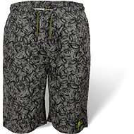 Black Cat Beach Shorts Grey/Black - Kraťasy