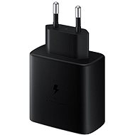 Samsung Charger with Fast Charging Support (45W) Black - AC Adapter