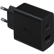 Samsung Dual Charging Adapter (35W), Cable Not Included, Black - AC Adapter