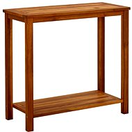Zahradní konzolový stolek 80 × 35 × 75 cm masivní akáciové dřevo, 316405