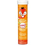 Intact Chytrá liška, žel.+vit.C,šum. tbl. Pomeranč 15 ks - Vitamín C