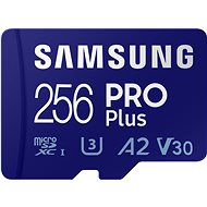 Paměťová karta Samsung MicroSDXC 256GB PRO Plus + SD adaptér