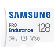 Paměťová karta Samsung MicroSDXC 128GB PRO Endurance + SD adaptér