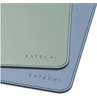 Satechi dual sided Eco-leather Deskmate - Blue/Green - Podložka pod myš a klávesnici
