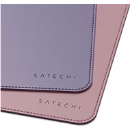 Satechi dual sided Eco-leather Deskmate - Pink/Purple - Podložka pod myš a klávesnici