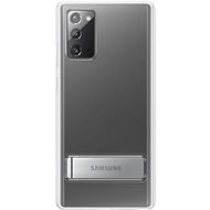 Samsung Průhledný zadní kryt se stojánkem pro Galaxy Note20 průhledný - Kryt na mobil