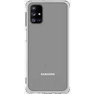 Samsung Poloprůhledný zadní kryt pro Galaxy M31s průhledný - Kryt na mobil
