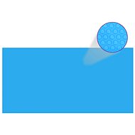 Kryt na bazén modrý 400 x 200 cm PE - Plachta na bazén