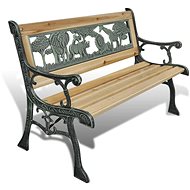 Dětská zahradní lavice 84 cm dřevěná - Zahradní lavice