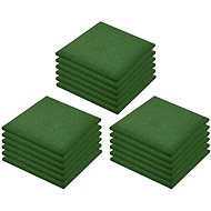Anti-fall tiles 18 pcs rubber 50×50×3 cm green 3053181 - Tile
