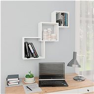 Wall shelf cube white 84,5 × 15 × 27 cm chipboard - Shelf