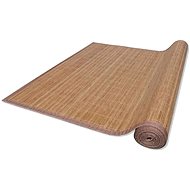 Obdélníková hnědá bambusová rohož \ koberec 80 × 200 cm - Rohožka