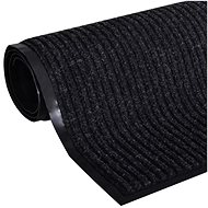 Černá PVC rohožka 90 × 60 cm - Rohožka