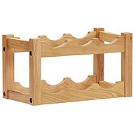 Stojan na víno na 6 lahví 37 × 21 × 21 cm masivní dubové dřevo - Stojan na víno