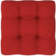 Poduška na pohovku z palet červená 60 x 60 x 12 cm - Polstr