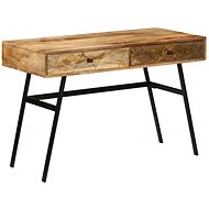 Psací stůl se zásuvkami 110 x 50 x 76 cm masivní mangovník - Psací stůl