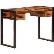 Psací stůl se 2 zásuvkami 110 x 50 x 77 cm masivní sheesham - Psací stůl