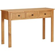 SHUMEE 110 × 40 × 75 cm masivní dubové dřevo - Odkládací stolek