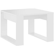 SHUMEE bílý 50 × 50 × 35 cm, dřevotříska - Odkládací stolek